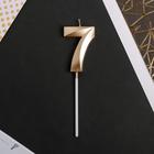 Свеча для торта, цифра «7», 11,5 х 2,3 см - Фото 3