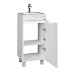 Тумба «Домино» 3D, под раковину Andrea 40, без ящика, 384×344×820 мм, цвет белый - Фото 2