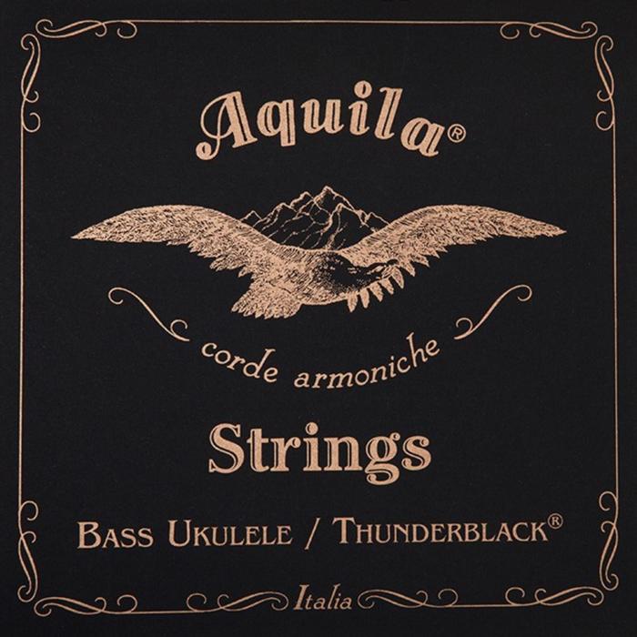 Струны для бас-укулеле AQUILA THUNDERBLACK 147U (B-E-A-D-G) - Фото 1