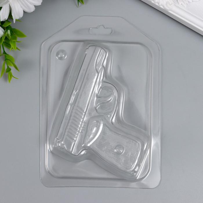 Пластиковая форма "Пистолет" 10х8 см - Фото 1