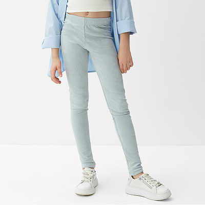 Легинсы для девочки MINAKU: Casual Collection KIDS, голубые, рост 104 см