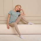 Легинсы для девочки MINAKU: Casual Collection KIDS, розовые, рост 122 см 6116258 - фото 14463964