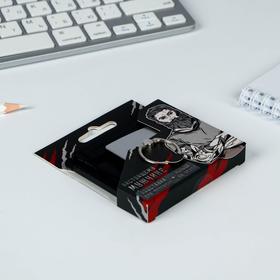 Подарочный набор, подставка для телефона и кольцо на чехол «Настоящему мужчине»