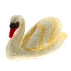 Садовая фигура "Лебедь" белый/золото, 60х26х36см - Фото 1