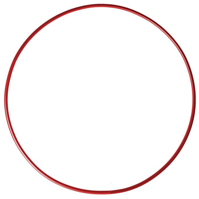 Обруч для художественной гимнастики, d=90 см, цвет красный - Фото 1
