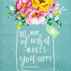 Набор полотенец кухонный «Доляна» You happy, 2 шт., голубое, бирюзовое, 35×60 см - Фото 5