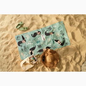 

Полотенце "Go swim" 70х146 см, 100% хлопок 160гр/м2