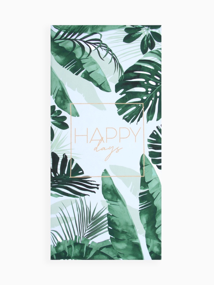 Полотенце пляжное «Этель» Happy days, 70×146 см, хлопок 100% - Фото 1