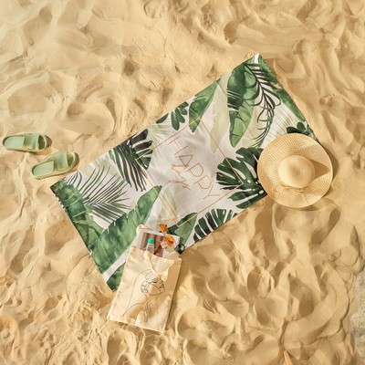 Полотенце пляжное «Этель» Happy days, 70×146 см, хлопок 100%