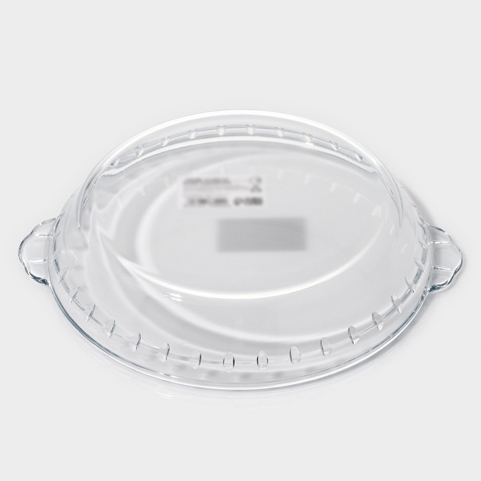 Форма для запекания и выпечки из жаропрочного стекла круглая Доляна, 1 л, d=22 см - фото 1908235663