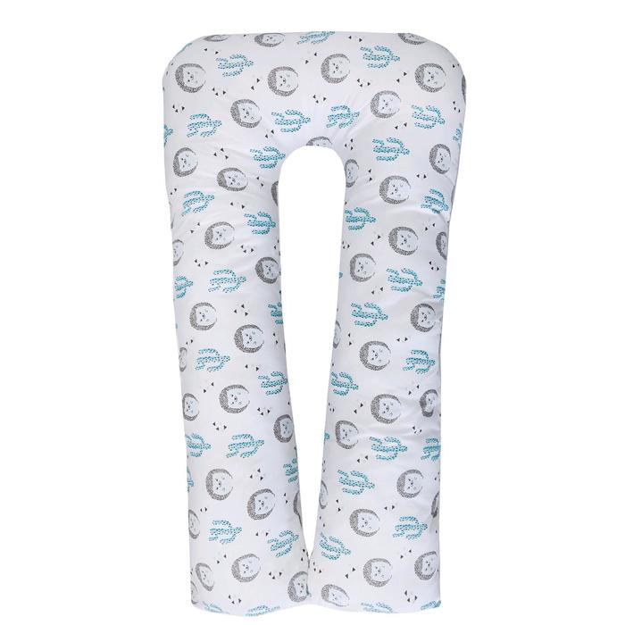 Подушка для беременных u-образная, размер 340 × 35 см, принт ёжики - Фото 1