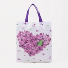 Сумка хозяйственная без застёжки, цвет фиолетовый - Фото 3