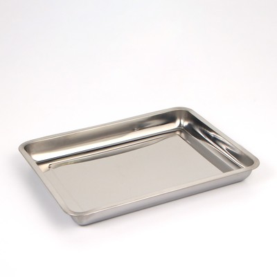 Противень Luxstahl, 45×35×4.8 см, глубокий, нержавеющая сталь