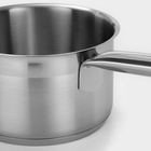 Сотейник LUXSTAHL, 2 л, d=16 см, h=10 см, металлическая крышка, капсульное дно, индукция, нержавеющая сталь - Фото 5