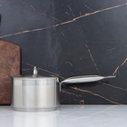 Сотейник LUXSTAHL, 2 л, d=16 см, h=10 см, металлическая крышка, капсульное дно, индукция, нержавеющая сталь - Фото 8