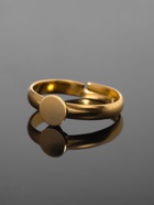 Основа для кольца регулируемая с платформой 6 мм (набор 5 шт.), цвет золото - Фото 6