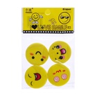 Набор ластиков фигурных Calligrata «Смайлы», 4 штуки, в блистере, МИКС - Фото 15
