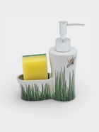 Дозатор для моющего средства с подставкой для губки Доляна «Травка», 240 мл - Фото 2
