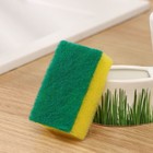 Дозатор для моющего средства с подставкой для губки Доляна «Травка», 240 мл - Фото 3