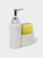 Дозатор для моющего средства с подставкой для губки Доляна «Роза золотая», 200 мл - Фото 3