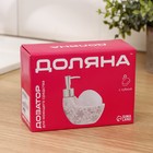 Дозатор для моющего средства с подставкой для губки Доляна «Вечерний звон», 160 мл - Фото 6