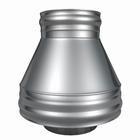 Конус, нержавеющая сталь AISI 316/AISI 304, толщина 0.5 мм, d=120 × 220 мм, с хомутом - фото 296844101