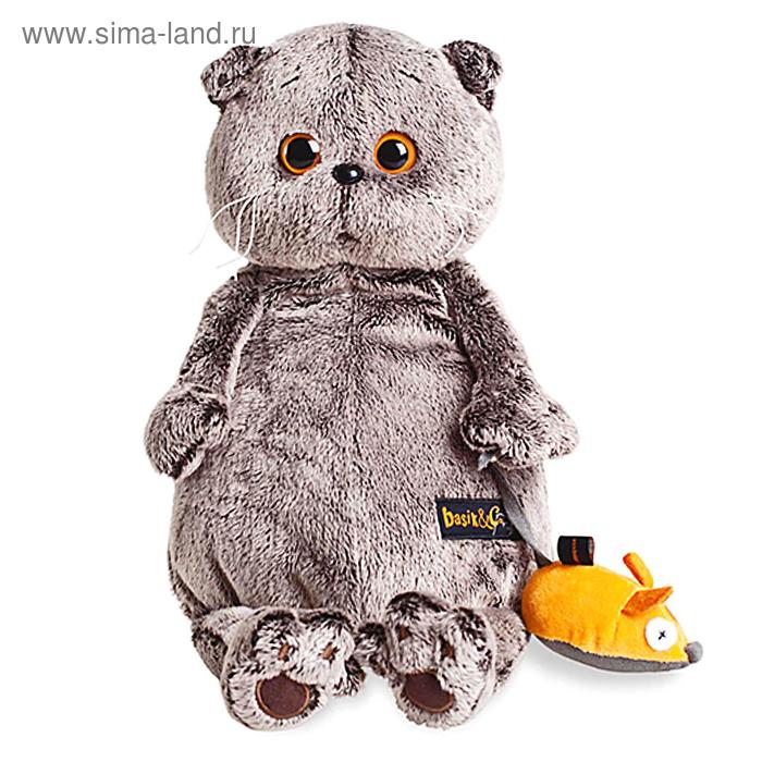 Мягкая игрушка «Басик и мышка», 19 см - Фото 1