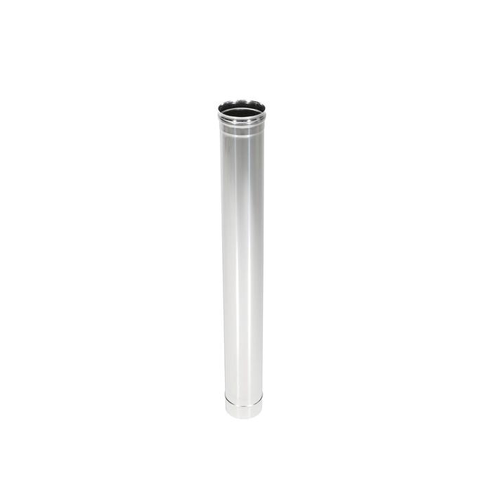 Труба, L=1000 мм, нержавеющая сталь AISI 304, толщина 0.8 мм, d=120 мм - Фото 1