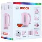 Чайник Bosch TWK7500K, пластик, 1.7 л, 2200 Вт, розовый - Фото 3