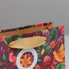 Пакет подарочный крафтовый горизонтальный, упаковка, «8 Марта», S 15×12×5.5 см 5165239