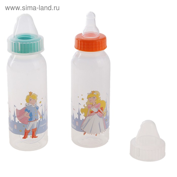 Бутылочка «Принцесса», 250 мл, МИКС - Фото 1