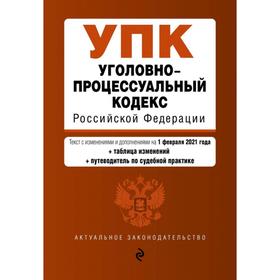 

Уголовно-процессуальный кодекс Российской Федерации. Текст с изменениями и дополнениями на 1 февраля 2021 года
