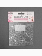 Кольцо для бретелей, пластиковое, 10 мм, 100 шт., прозрачное - Фото 4