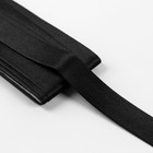 Косая бейка, 15 мм × 5,4 ± 0,2 м, цвет чёрный - Фото 2