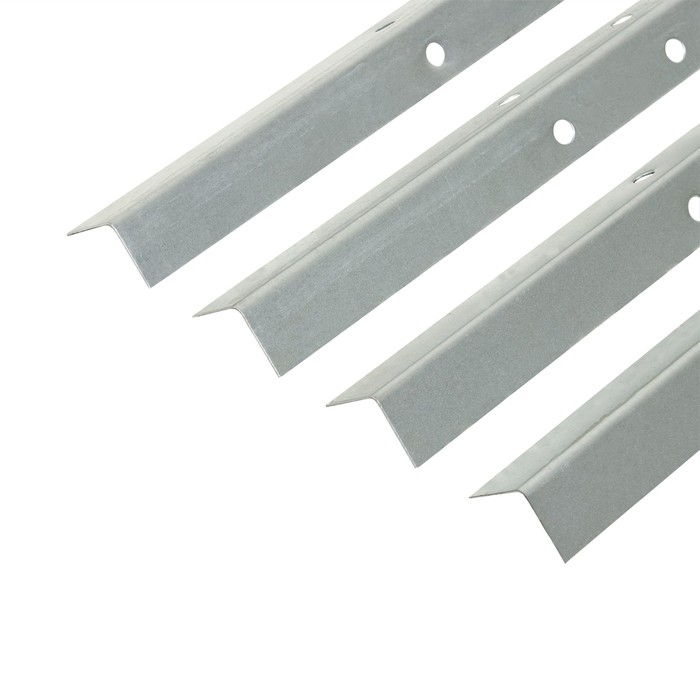 Набор ножек для грядки, 4 шт., оцинкованные, серый, Greengo - фото 1905743788