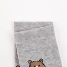 Носки мужские «Медведи» цвет серый меланж, размер 27 6032960