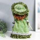 Кукла коллекционная керамика "Леди Джулия в оливковом платье с кружевом" 40 см - Фото 3