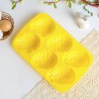 Силиконовая форма «Зайцы и цыплята» на Пасху, 17.1×26 см - Фото 3