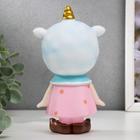 Сувенир полистоун "Малышка в шапочке единорога" 15,5х8,5х5,5 см - фото 61874282