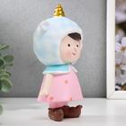 Сувенир полистоун "Малышка в шапочке единорога" 15,5х8,5х5,5 см - фото 61874283