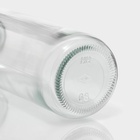 Бутылка для воды «Гусь», 300 мл, 6×17 мл, в чехле, стекло, голубая, прозрачная - Фото 8