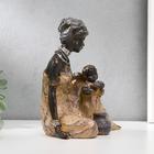 Сувенир полистоун "Африканка с ребёнком" под дерево 18,5х17,5х10,5 см - фото 6382244