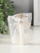 Фигурка полистоун «Ангел в белом платье с книгой, голубем, цветами», 10.5×4.8×2 см, МИКС - Фото 6