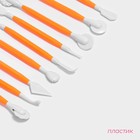 Стеки для моделирования кондитерских украшений Доляна, набор 9 шт., 16.5 см, пластик, оранжевые - Фото 2