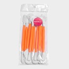 Стеки для моделирования кондитерских украшений Доляна, набор 9 шт., 16.5 см, пластик, оранжевые - Фото 4