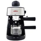 Кофеварка ARESA AR-1601, рожковая, 800 Вт, 0.24 л, чёрная - Фото 3
