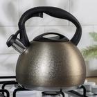 Чайник со свистком «Бархат», 3 л, цвет золотой - Фото 5