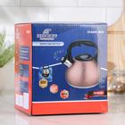 Чайник со свистком «Бархат», 3 л, цвет зелёный - Фото 6