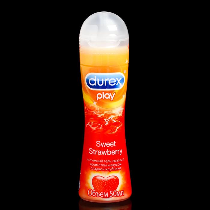 Гель-смазка Durex интимная Play Sweet Strawberry с ароматом сладкой клубники, 50 мл - Фото 1