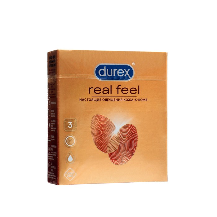 Презервативы №3 DUREX RealFeel (для естественных ощущений) - Фото 1